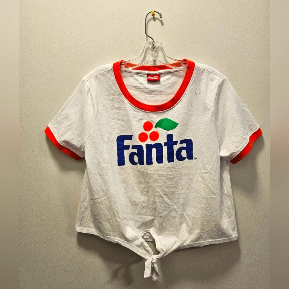 Vintage Coca Cola Fanta Tied Graphic T-Shirt | Size Medium